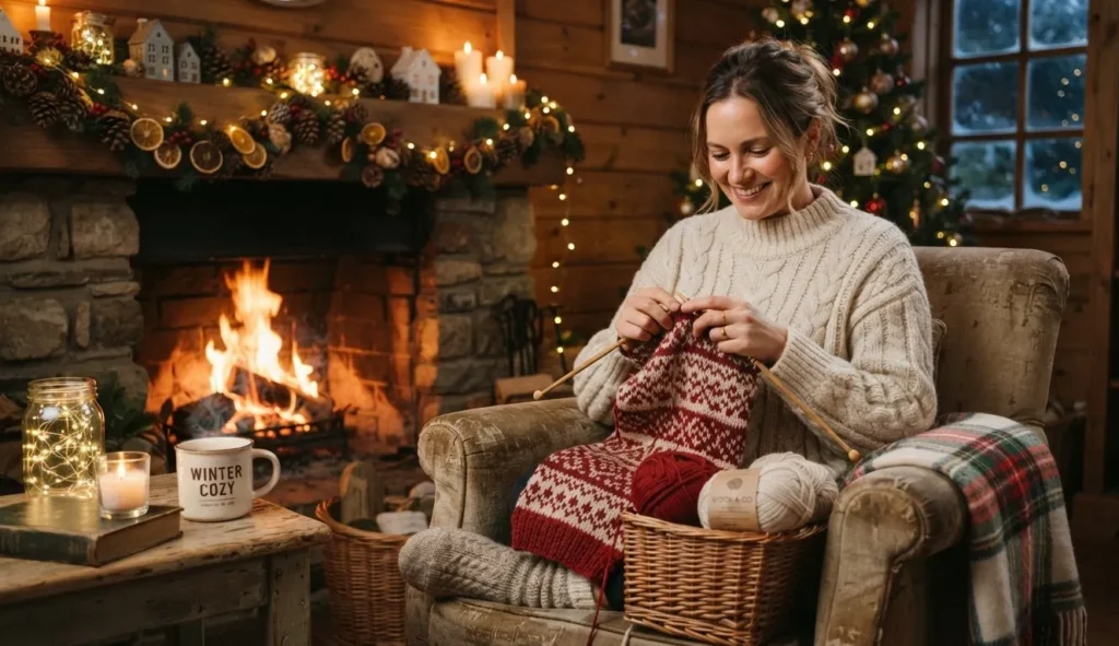 Knitting Puns for Christmas and cozy winter knitting